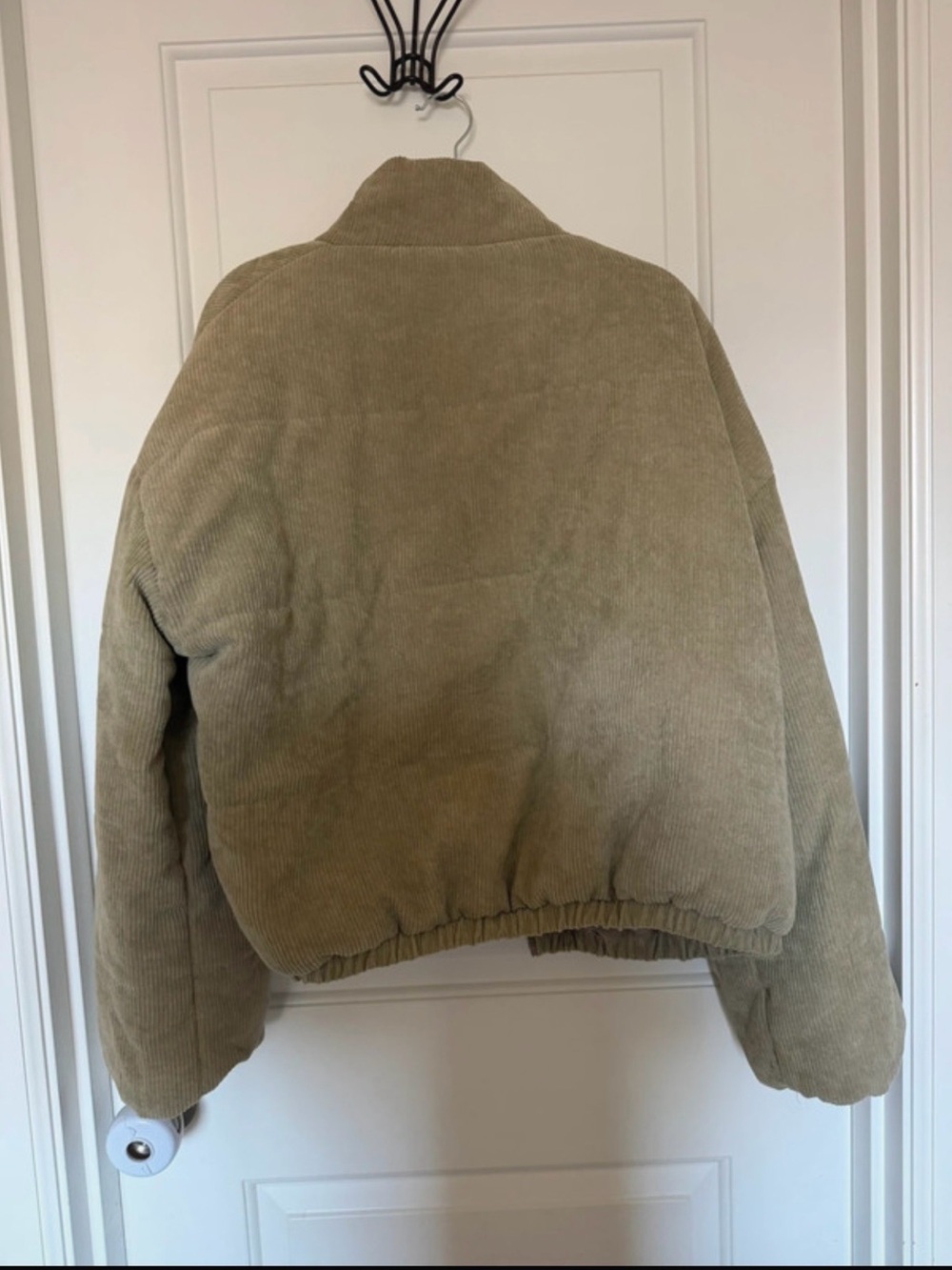 Petal & Pup Corduroy Puffer Jacket in Tan - Picture 2 of 4